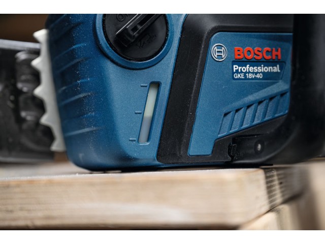 Akumulatorska verižna žaga Bosch GKE 18V-40, 18V, 400mm, 3/8